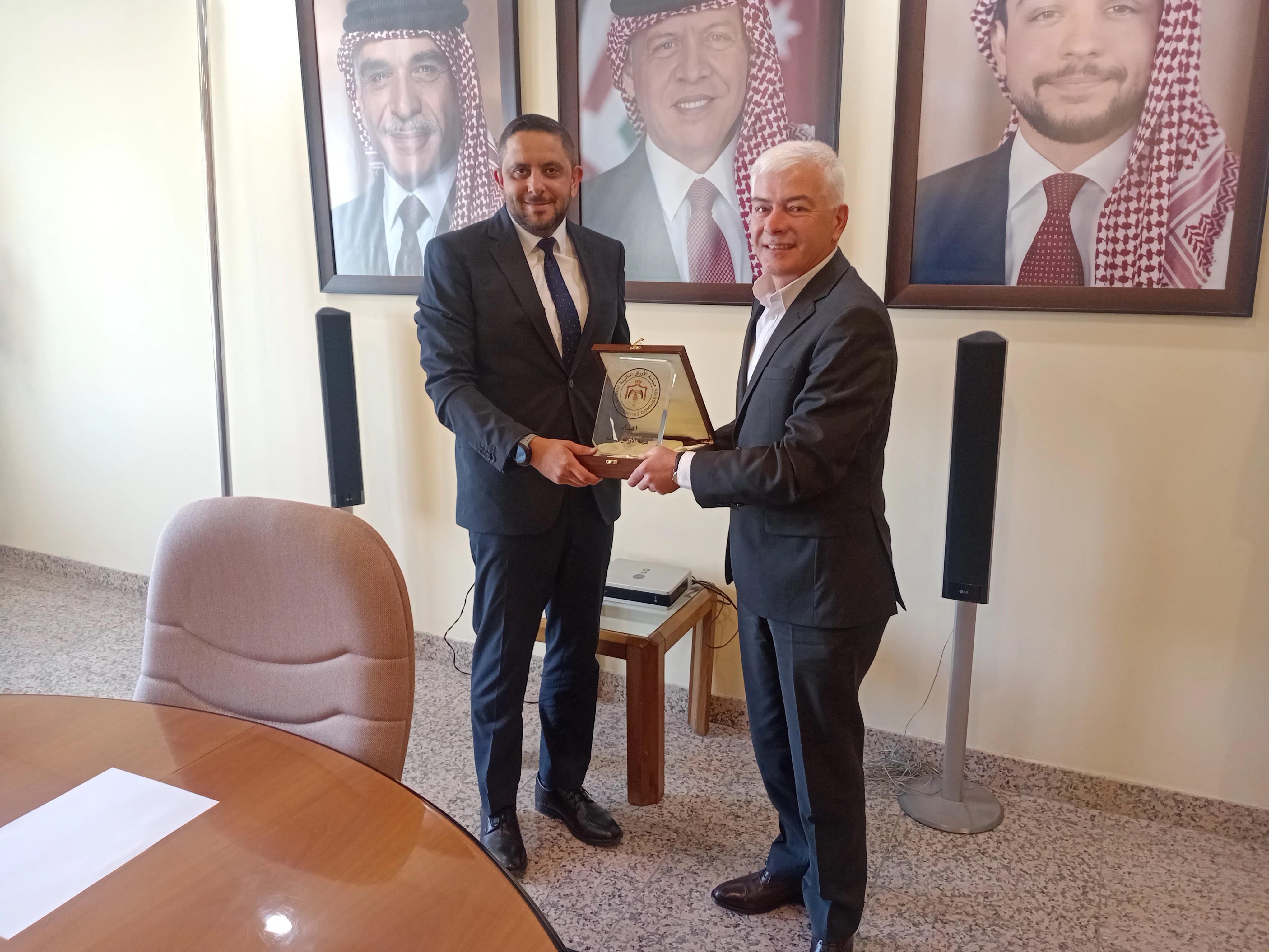 هيئة الأوراق المالية ومركز الملك عبدالله الثاني للتميز يبحثا سبل تفعيل بنود مذكرة التفاهم ...